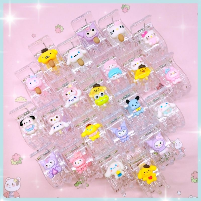 SANRIO Kuromi - Set 5-8 kẹp càng cua hình Sanrio đủ mẫu cho nữ 2023