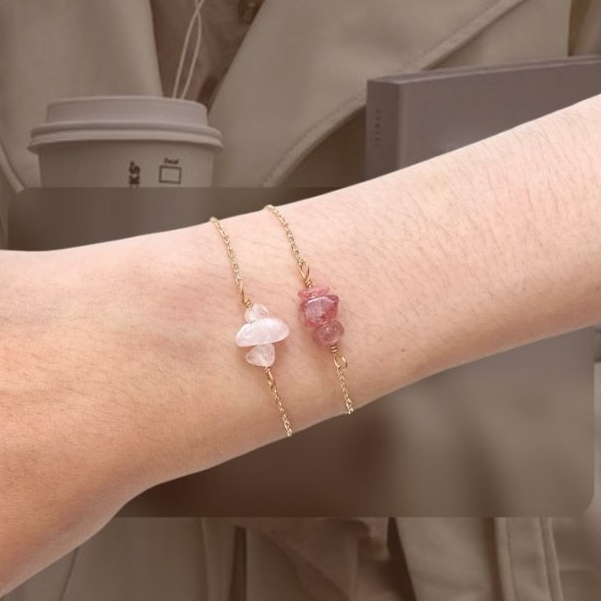 Vòng tay 💗𝑳𝒐𝒗𝒆 𝑷𝒐𝒕𝒊𝒐𝒏 𝑪𝒉𝒂𝒊𝒏-Strawberry💕