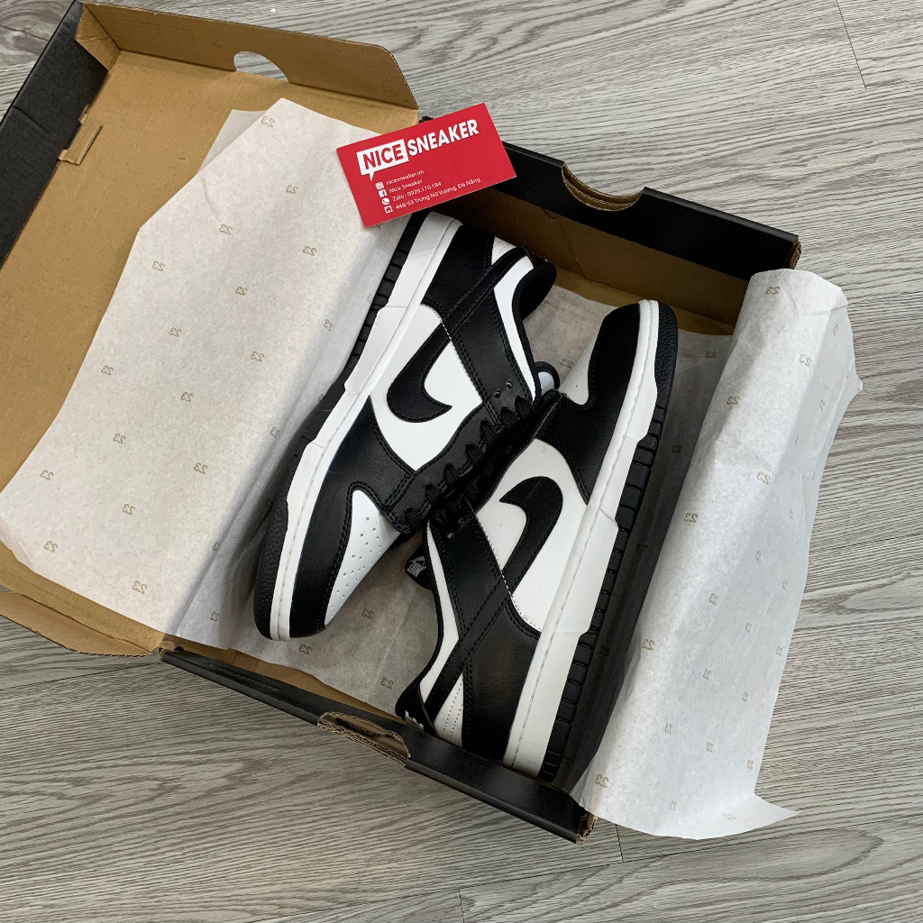 Giày Sneaker SB Dunk Low Black White Rep 1:1,Giày Thể Thao Dunk Đen Trắng Full Box - NICE SNEAKER | Chất lượng siêu cấp.