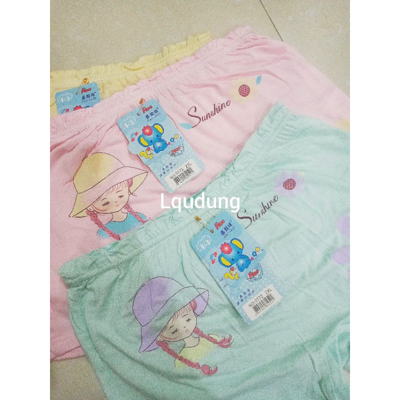 10 chiếc quần lót đùi bé gái, quần chip đùi bé gái cotton mềm mịn