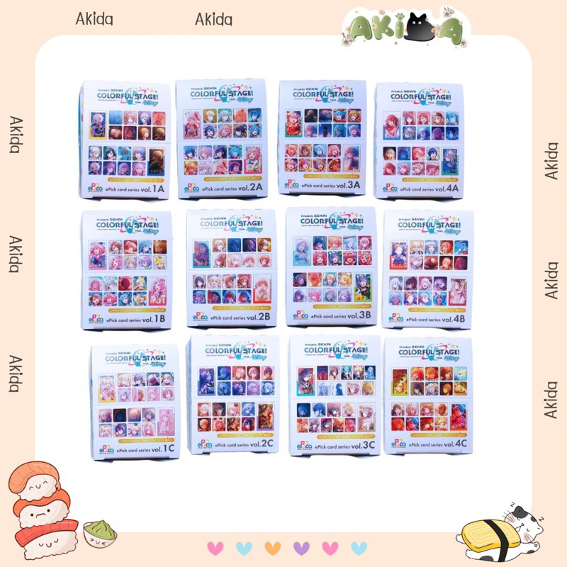Pack random/Thẻ nhân phẩm - ePick card series - project sekai