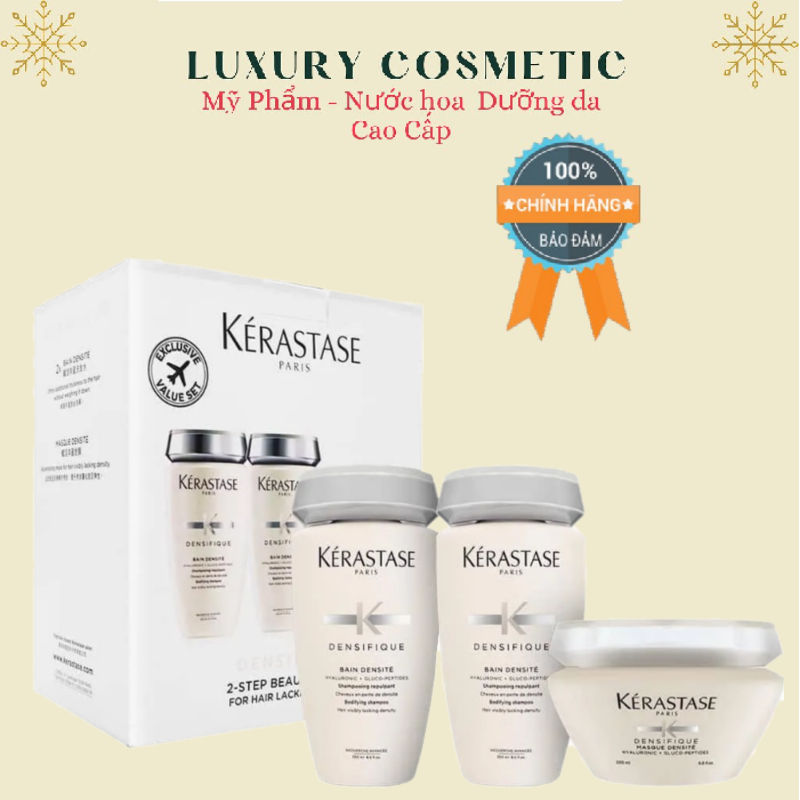 Bộ Sản Phẩm Chăm Sóc Tóc Kerastase Bain Densite Kích Thích Mọc Tóc, Ngăn Ngừa Rụng Tóc