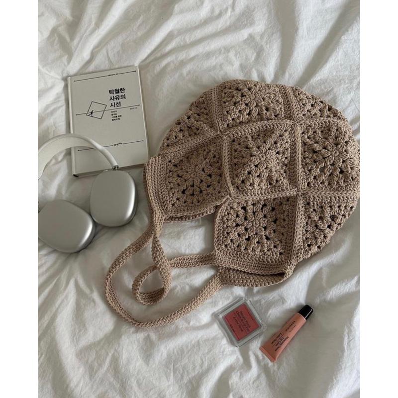 Túi len trơn trend 🍠🌼 crochet/ handmade xinh cho nàng
