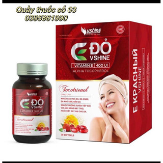 Vitamin E đỏ vshine ( hộp 30 viên)