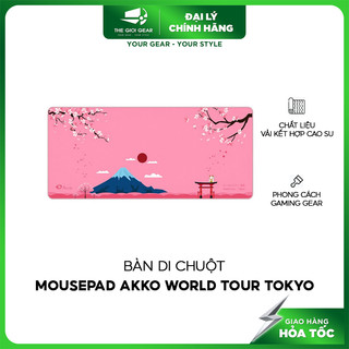 Bàn Di Chuột - Lót chuột Mousepad AKKO World Tour Tokyo - Hàng Chính Hãng
