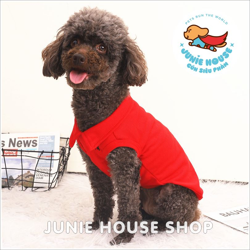 Áo thun 3 lỗ polo áo golf mùa hè mát mẻ cho chó mèo