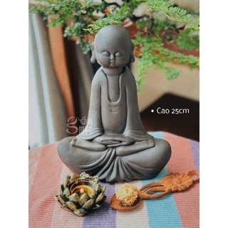 Tượng Phật mini decor, gốm Bát Tràng