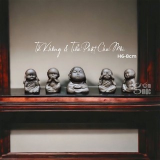Tượng Phật mini decor, gốm Bát Tràng