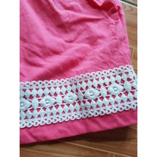 Áo thun bé gái crop top