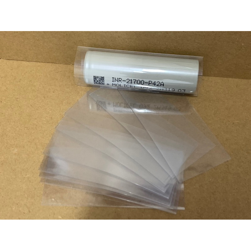 set 10 vỏ bọc pin trong suốt 18650/21700