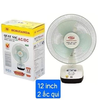 QUẠT TÍCH ĐIỆN HONJIANDA loại 2 bình ác quy