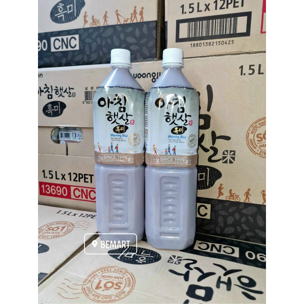 NƯỚC GẠO LỨT RANG WOONGJIN HÀN QUỐC CHAI 1,5 Lít