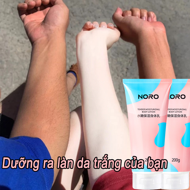 Sữa dưỡng thể làm trắng da kem dưỡng trắng da toàn thân 200g Làm trắng da dưỡng ẩm tẩy tế bào chết Kem dưỡng ẩm