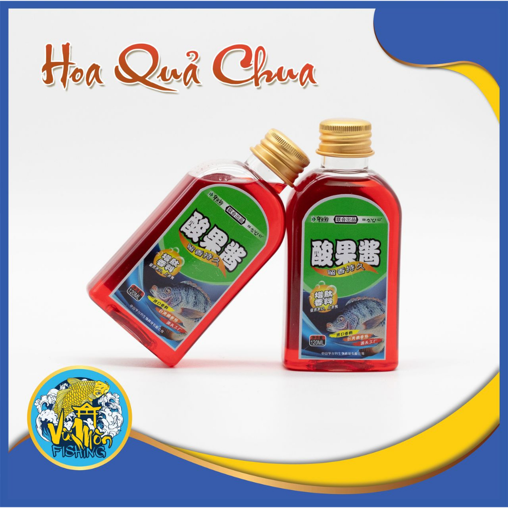 Hương liệu Câu Cá Tổng Hợp Hoa Quả Chua Savic 120ML - Vũ Môn Ninh Bình