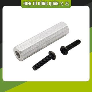Khớp nối lục giác hợp kim nhôm - khớp nối bánh xe mecanum trục 4mm / 6mm
