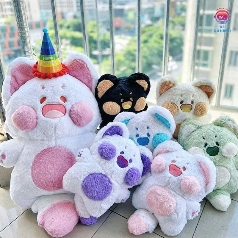 CÓ SẴN Mèo gấu bông dudu đáng iu lông mịn tính từ tai đến đuôi 45 - 90cm  mỗi lô sẽ có sự chênh lệch vài cm