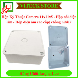 Hộp Kỹ Thuật Camera 11x11x5 - Hộp nối điện âm - Hộp điện âm cao cấp(chống nước)