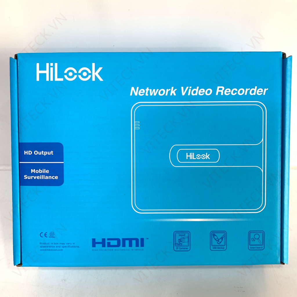 Đầu ghi hình camera IP 4 kênh HILOOK NVR-104H-D - H.265+ - Hàng Chính Hãng 100%