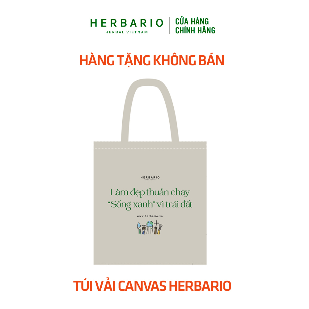 [HÀNG TẶNG KHÔNG BÁN] Túi vải canvas Herbario bảo vệ môi trường