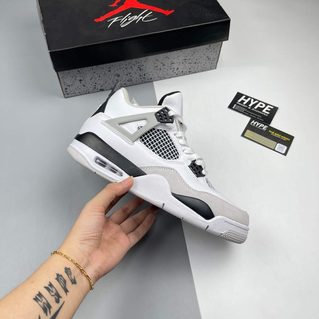 Giày Jordan 4 Military Black  - Hype Sneaker / High Quality