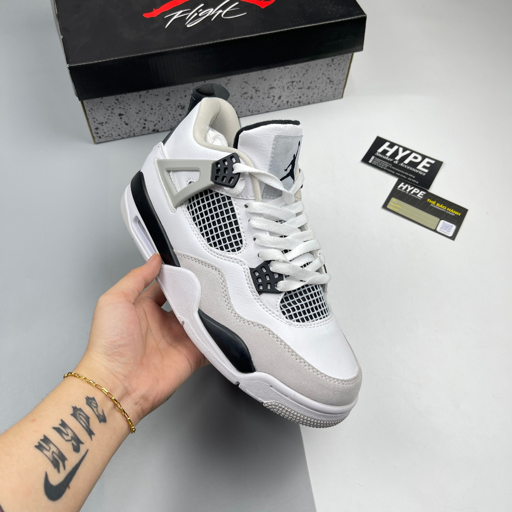 Giày Jordan 4 Military Black  - Hype Sneaker / High Quality