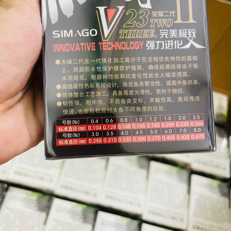 Cước Shimago V23 100m/30m chuyên làm thẻo trục câu cá