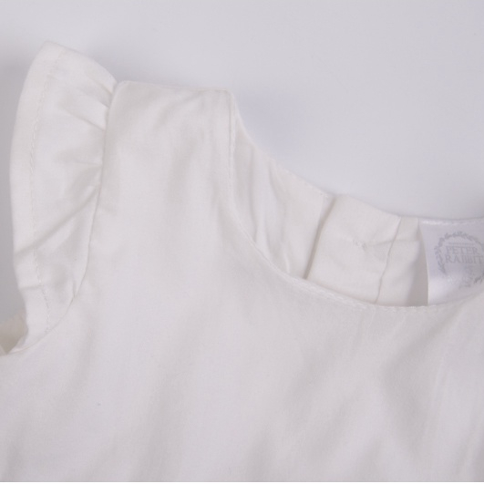 Đầm sơ sinh bé gái PETER RABBIT màu trắng 0-3 tháng xuất dư