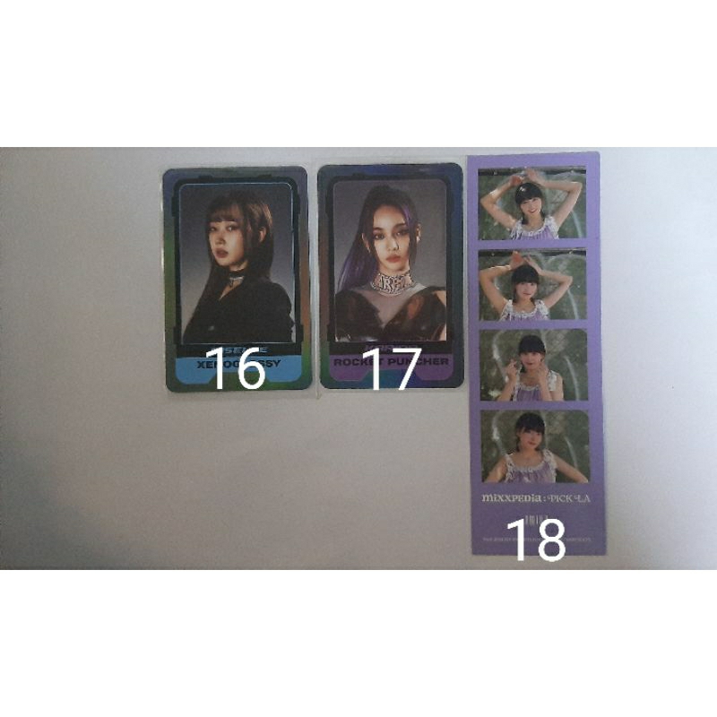 Card aespa, ive, red velvet, nmixx