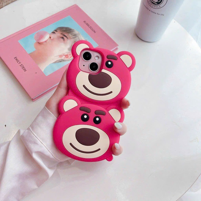 Ốp gấu Hồng  iPhone 7plus / X / Xsmax / 11 / 11promax / 12 / 12promax / 13 / 13promax / 14promax m