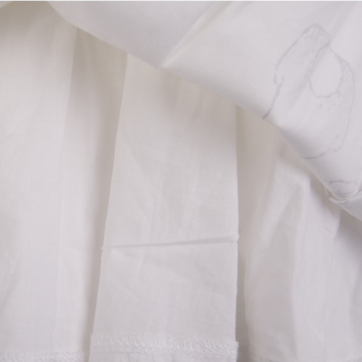 Đầm sơ sinh bé gái PETER RABBIT màu trắng 0-3 tháng xuất dư