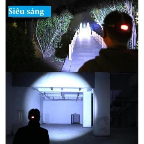 Đèn pin đội đầu 5 bóng siêu sáng - Đèn pin đội đầu - Đèn đội đầu 5 bóng Kèm Pin Sạc Siêu Tiện Lợi