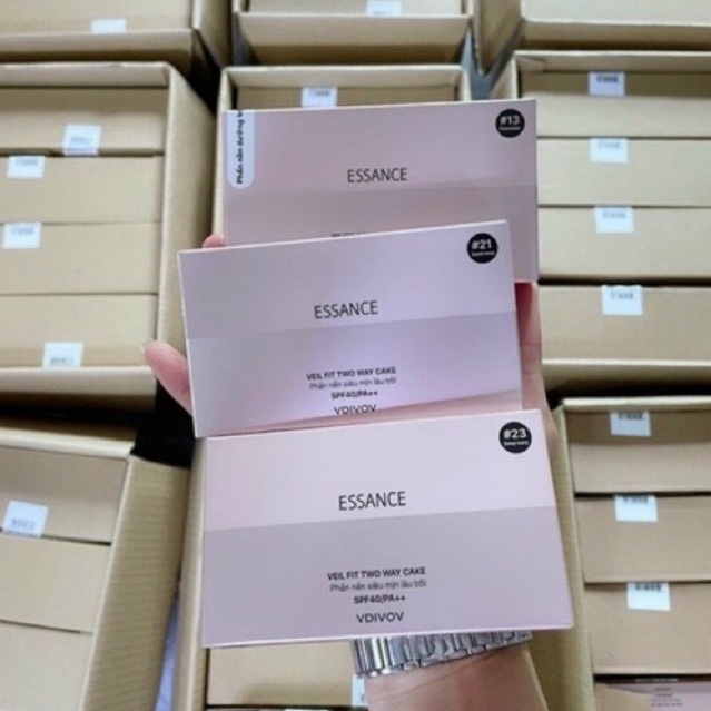 Phấn Nền Siêu Mịn Lâu Trôi ESSANCE chống nắng . Hàng công ty
