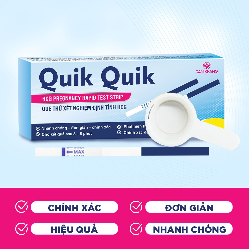 Que thử thai DK - Quik Quik Phát Hiện Thai Sớm Độ Chính Xác Cao 99%