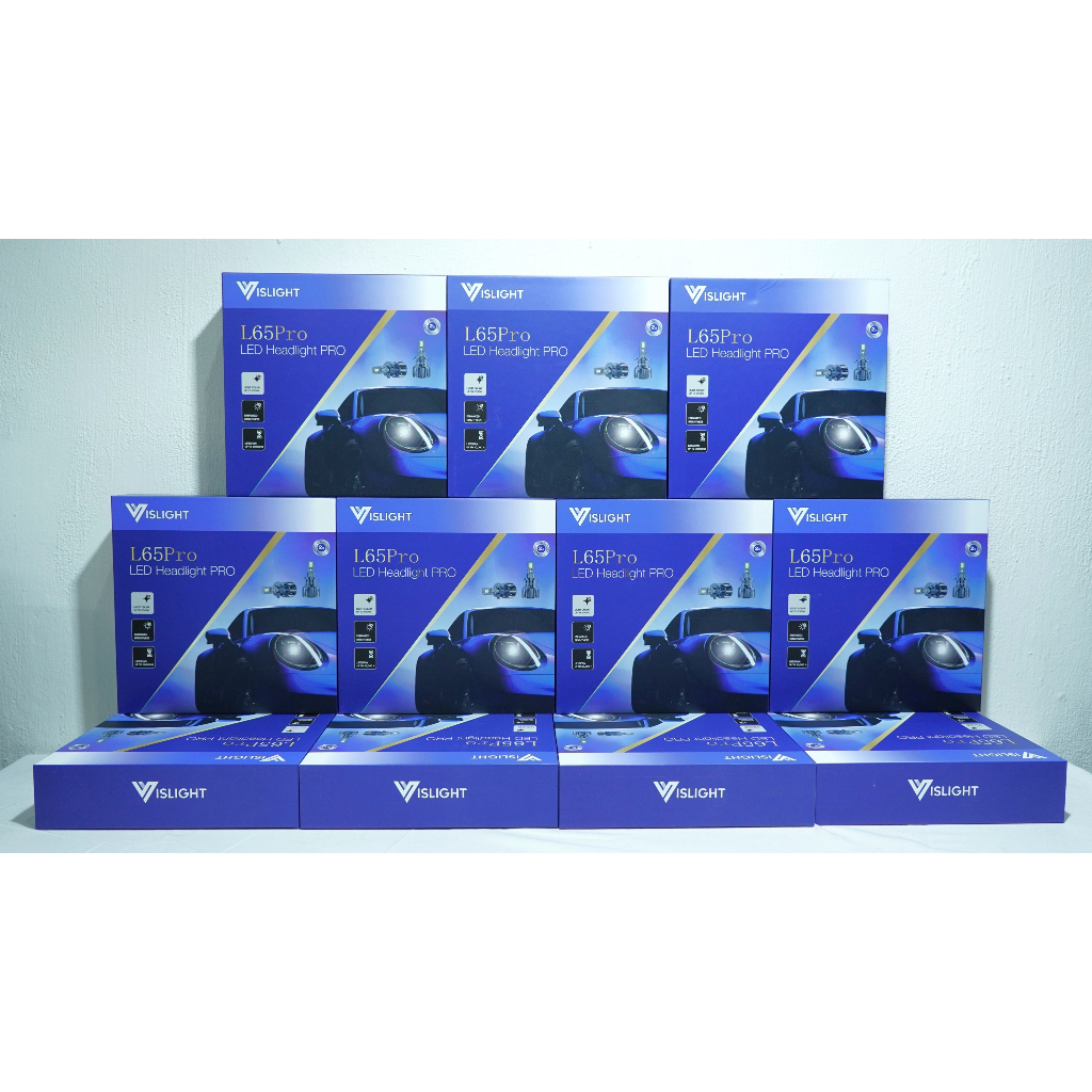 Bóng led Vislight L65 PRO công suất 60W chân H1, H4, H7, H11, 9005, 9006, 9012 cho ô tô, xe hơi,  bảo hành 3 năm