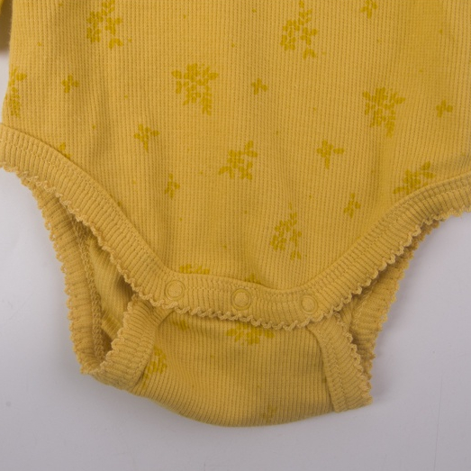 Áo liền quần bé gái bodysuit sơ sinh SPROUT dài tay 0-3 tháng xuất dư