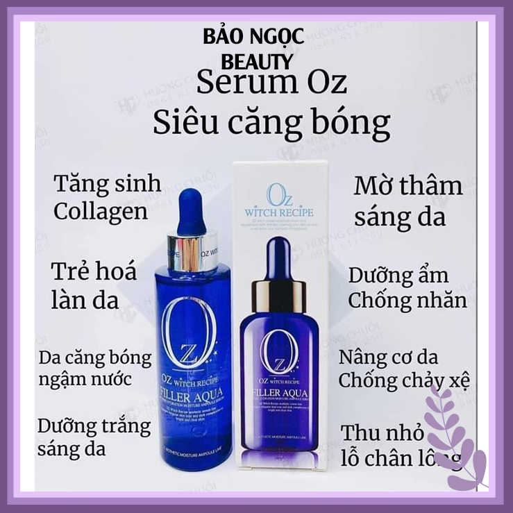 SERUM CẤP NƯỚC OZ WITCH RECIPE FILLER AQUA 60ML