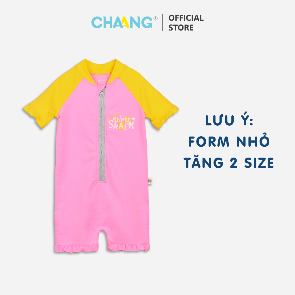 [CHAANG-FORM NHỎ MẸ TĂNG 2 SIZE] Bộ bơi liền khóa giữa ngắn Pool