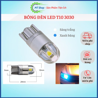 1 bóng đèn led t10 3030 2 nhân sáng trắng