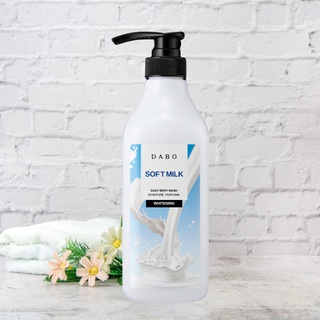 Sữa tắm trắng da Dabo Whitening Soft Milk Daily Body Wash Hàn Quốc Chính Hãng 750ml