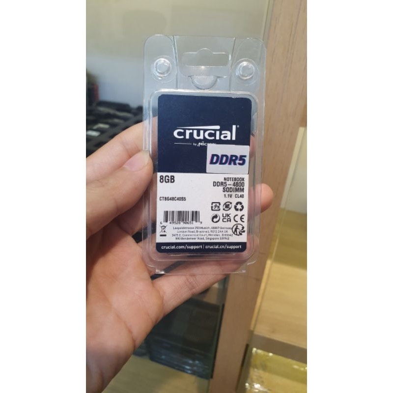 RAM Laptop DDR5 Crucial - 8Gb 16Gb 32GB bus 4800Mhz