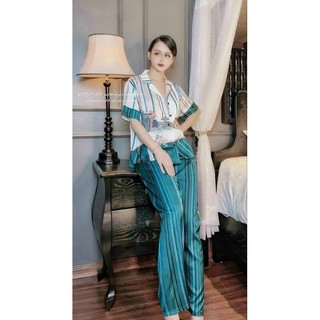 BỘ LỤA KẺ PHỐI HOẠ TIẾT