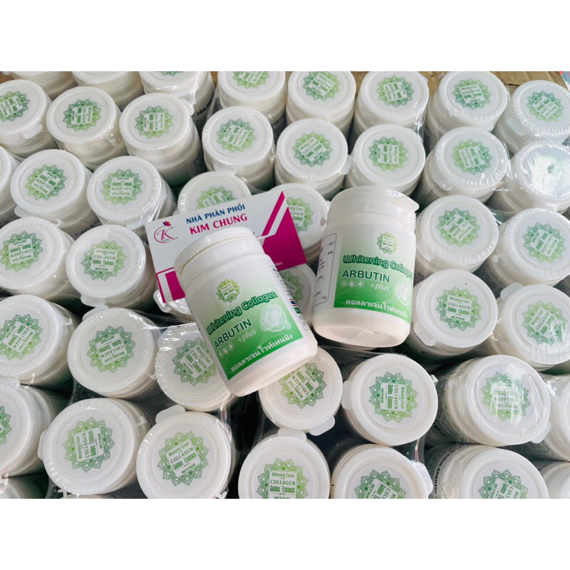 Kích trắng Collagen whitening cream Golden essence 35g