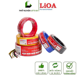 Dây điện đôi mềm lioa vcmo 2x2.5, 2x4, 2x6