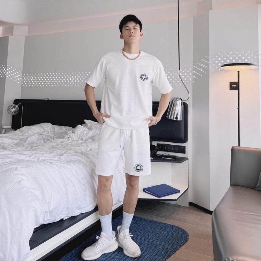 SET KHÓI KANUS MẤU NAM TÍNH HAI MÀU ĐEN TRẮNG FORM UNISEX