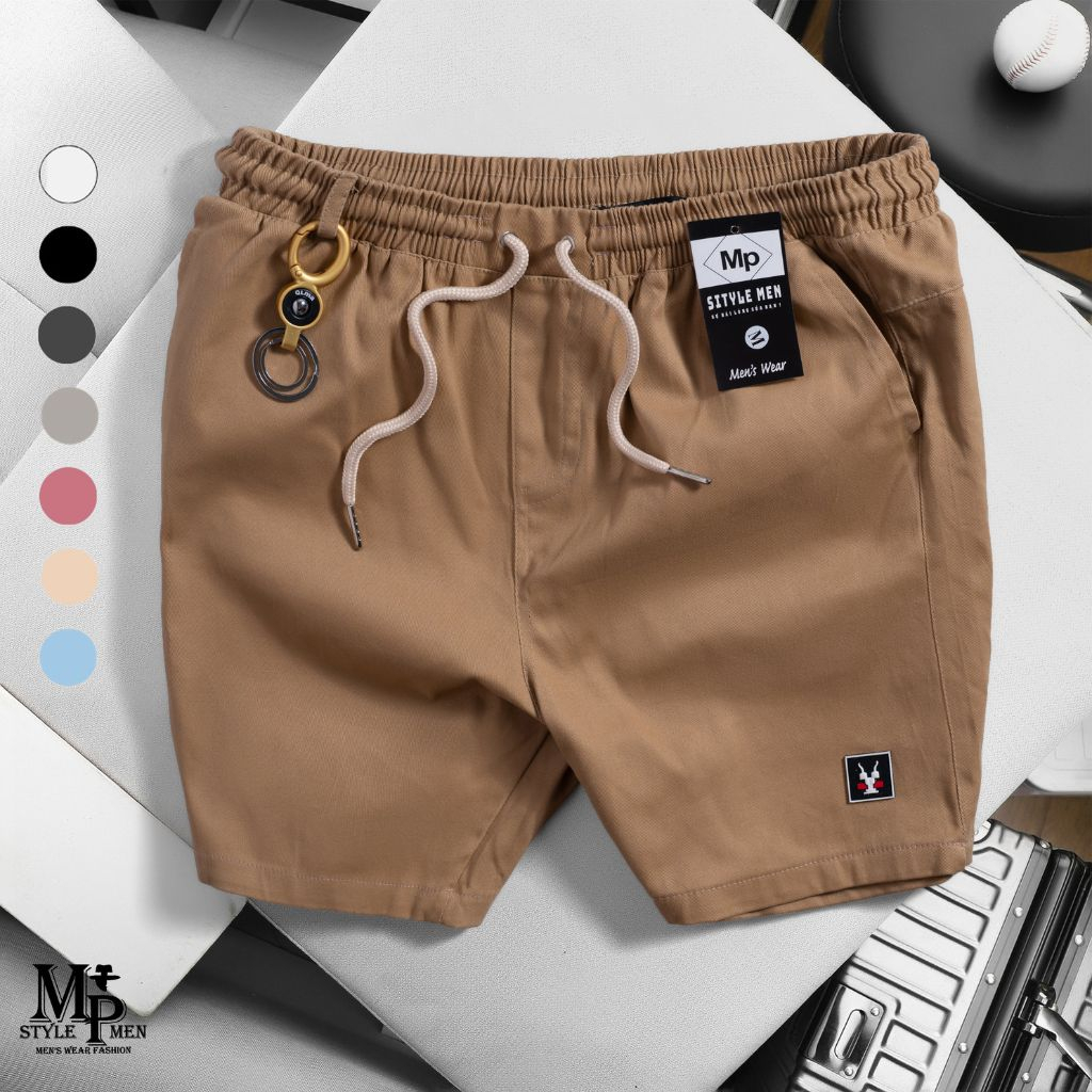 FREE SHIP-Quấn short kaki MP MEN from trên gối chất vải co giản thoải mái
