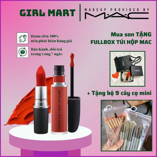 Son MAC chính hãng hơn 15 màu hot nhất Chili, Ruby Woo, Marrakesh màu đỏ gạch cam cháy chuẩn Auth date mới nhất