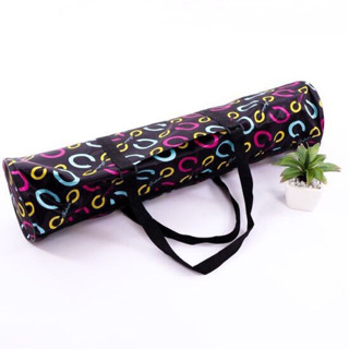 Túi đựng thảm YOGA vải dù chống thấm nước hoa văn nhiều màu có khóa kéo dụng cụ Yoga