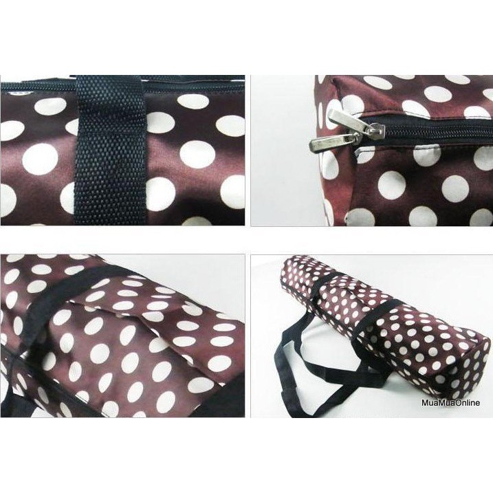 Túi đựng thảm YOGA vải dù chống thấm nước hoa văn nhiều màu có khóa kéo dụng cụ Yoga