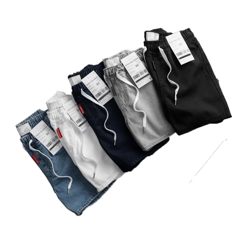 FREESHIP-Quần short Jean trên gối chất vải Denim co giản thoải mái đứng form MP MEN 002