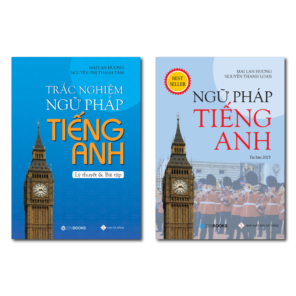 Sách - Combo 2 Cuốn Ngữ Pháp Và Trắc Nghiệm Ngữ Pháp Tiếng Anh - Mai Lan Hương